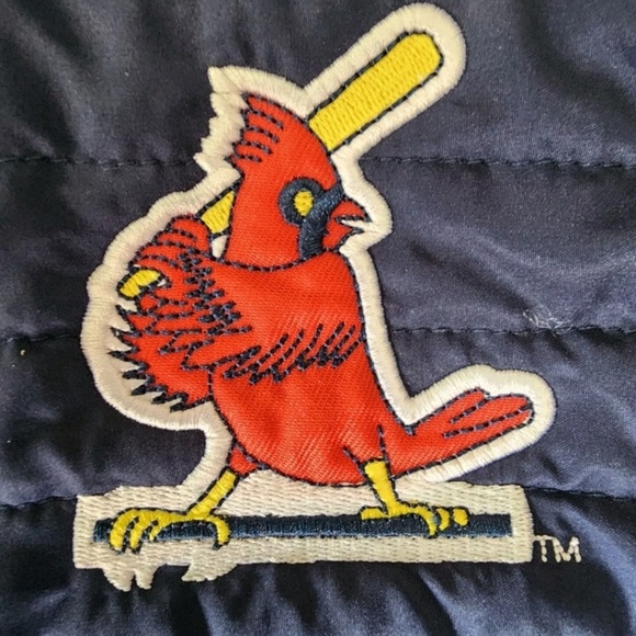 St. Louis Cardinals Mens Size XL Zip Up Vest Quilted Bayer Promo MLB Missouri - Picture 4 of 5